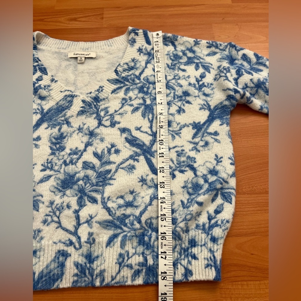 Francesca’s Bettie Postcard Print Sweatshirt - Picture 7 of 8